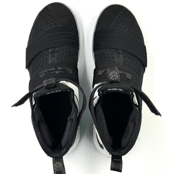 LeBron Soldier 10 SFG 'Black White' - Picture 3 of 10